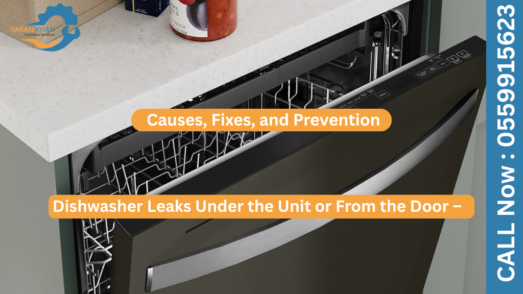 Dishwasher Leaks Under the Unit or From the Door – Causes, Fixes, and Prevention 8 Dishwasher Leaks Under