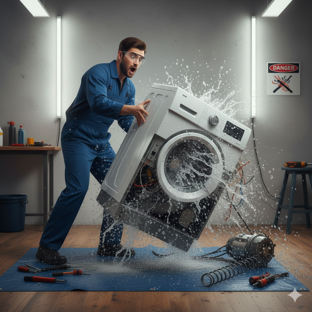 Washing Machine Vibrating Excessively—Repair Experts in Dubai 1 اهتزازات الغسالة الشديدة