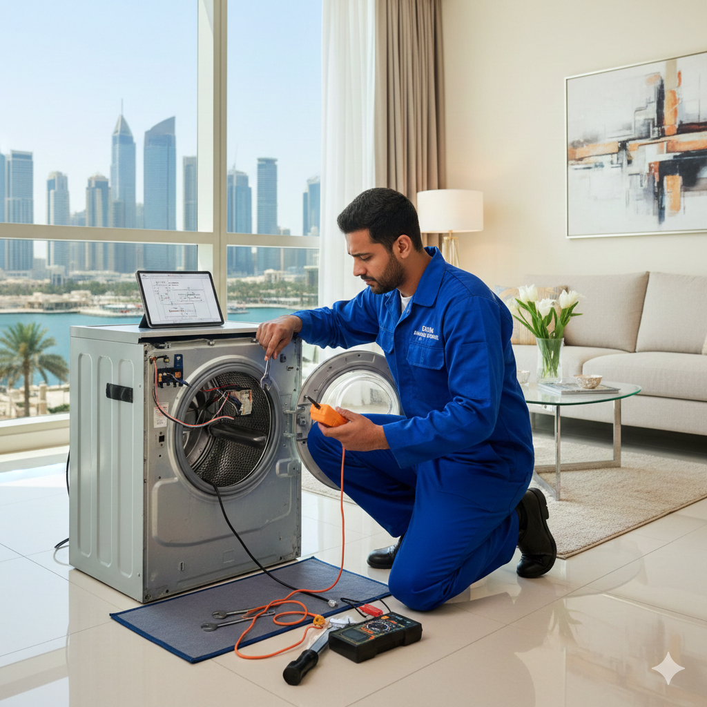 Washing Machine Not Spinning—Repair Service in Dubai