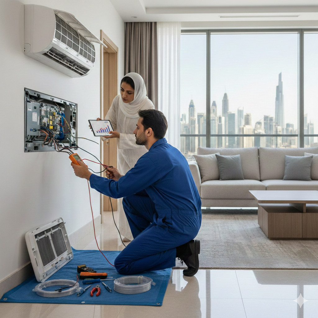 How AC Repair Services in Dubai Can Reduce High Electricity Consumption 4 Gemini Generated Image 2a77vt2a77vt2a77